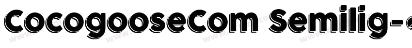 CocogooseCom Semilig字体转换